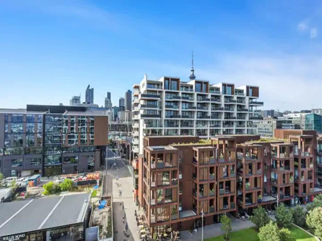 Modern One Bedroom Apartment In Wynyard Quarter Auckland Esterno foto