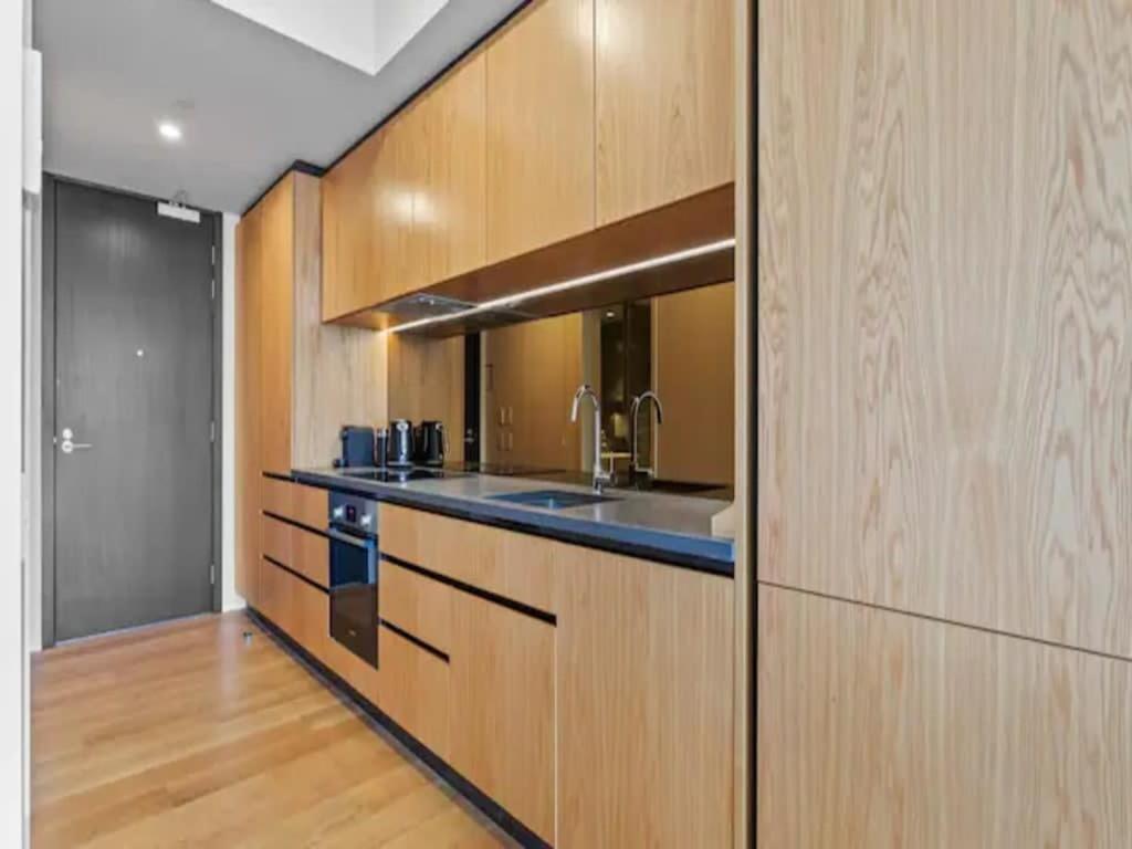 Modern One Bedroom Apartment In Wynyard Quarter Auckland Esterno foto
