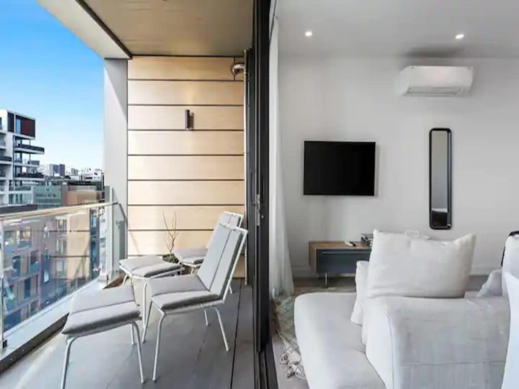 Modern One Bedroom Apartment In Wynyard Quarter Auckland Esterno foto