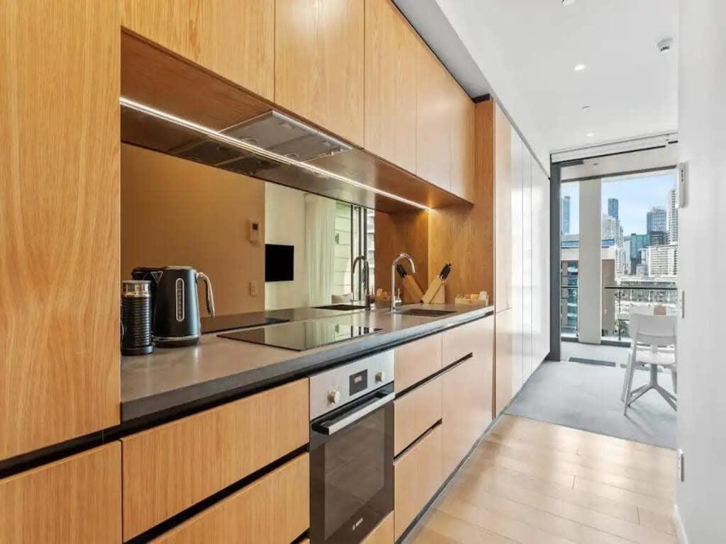 Modern One Bedroom Apartment In Wynyard Quarter Auckland Esterno foto