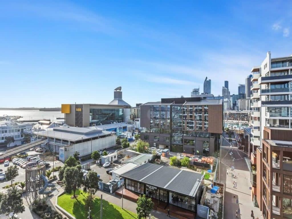 Modern One Bedroom Apartment In Wynyard Quarter Auckland Esterno foto